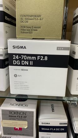 Sigma 24-70mm f/2.8 DG DN II Art Lens (Sony E)