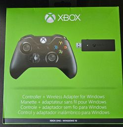 Xbox One Controller for Windows PC and Xbox with adapter