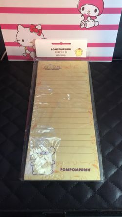 Pompom Purin  Notepad (brand new) $5