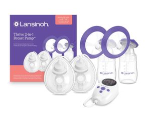 Lansinoh Thrive 2-in-1 Breast Pump
