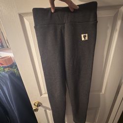 Thick Grey Lined Leggings