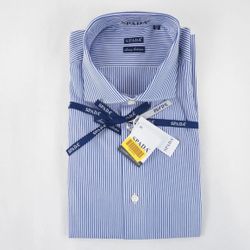 Spada NARROW STRIPED COTTON SHIRT 16 1/2  42