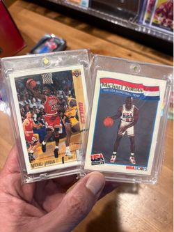 Michael Jordan Basketball Cards - Two Cards