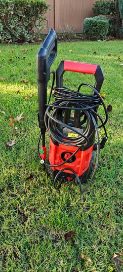 portable electric pressure washer with wheels, a spray ..NO HOSE
