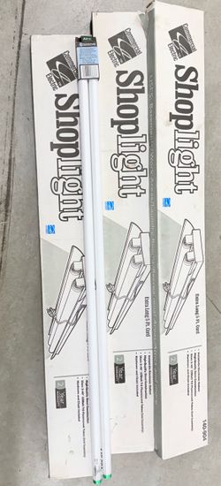Commercial Electric 4-Ft Shop Lights – New/Unopened