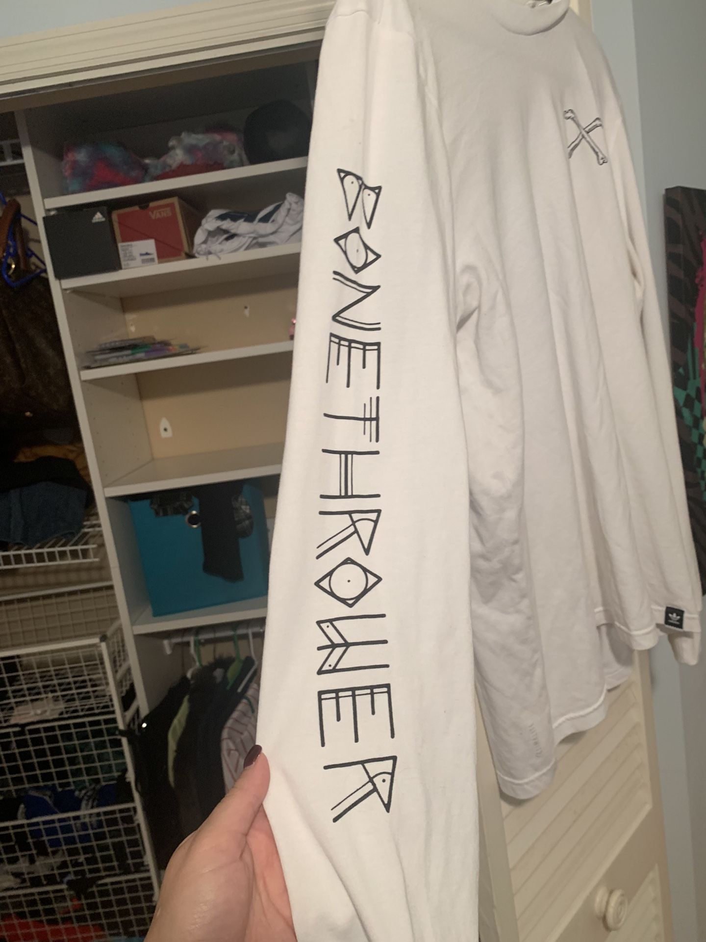 ADIDAS BONERTHROWER LONG SLEEVED TEE