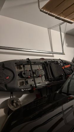 Vibe Sea Ghost 110 Kayak Ghost Gray with Battery, Wall Mount, and Stands