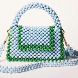 Kate Spade color block beaded crossbody