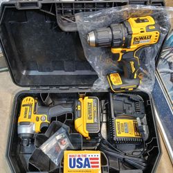 NEW DEWALT 20V BRUSHLESS DRILLS KIT 