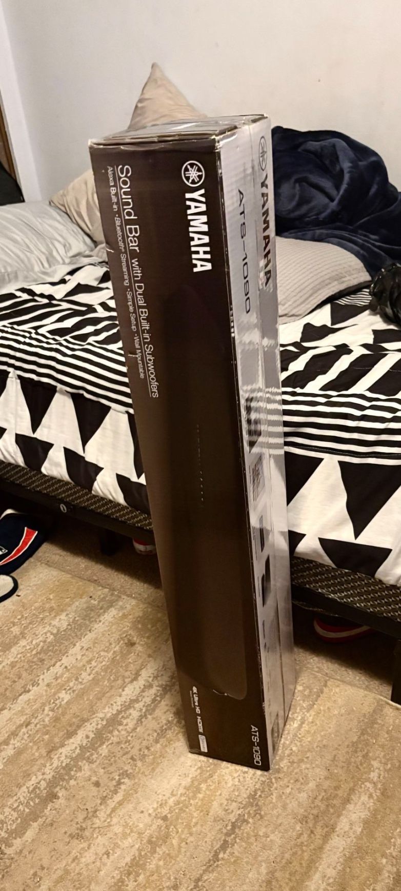 Yamaha ATS-1090 Soundbar Home Theater System | Wireless Subwoofer | DTS Virtual:X | HDMI ARC | Bluetooth Streaming