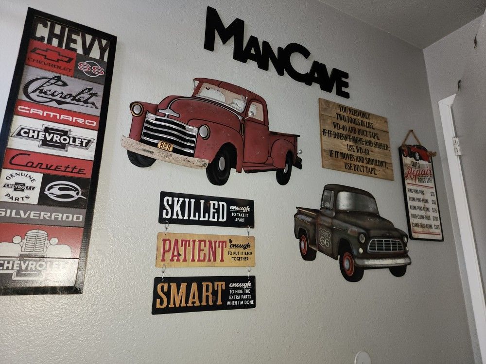 Man Cave For Bathroom Wall Decoration
