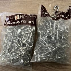 Dog Chain Tie-Out 15 Ft. - New