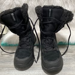 Columbia Ice Maiden II Black Winter Boots size 7.5