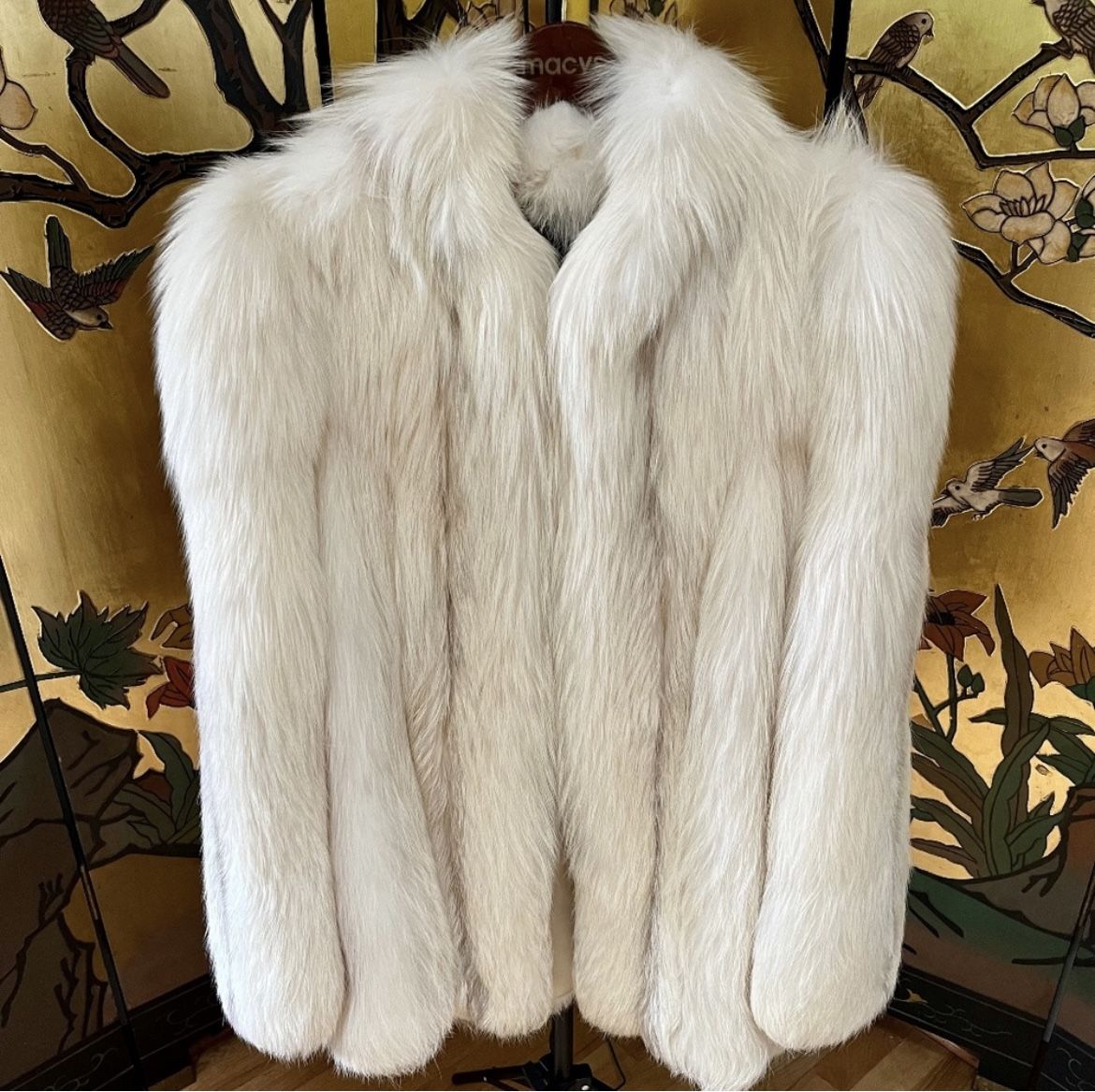 Natural White Fox Coat