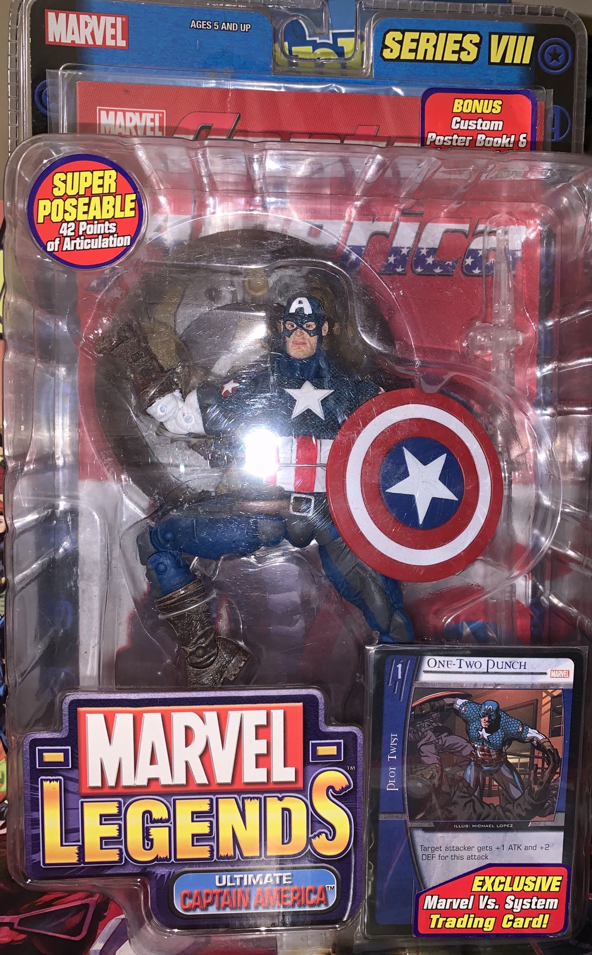 Toy Biz Marvel Legends Series VIII Ultimate Captain America Toy Biz