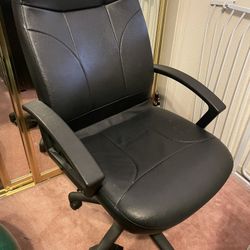 Desk Chair Leather Adjustable 