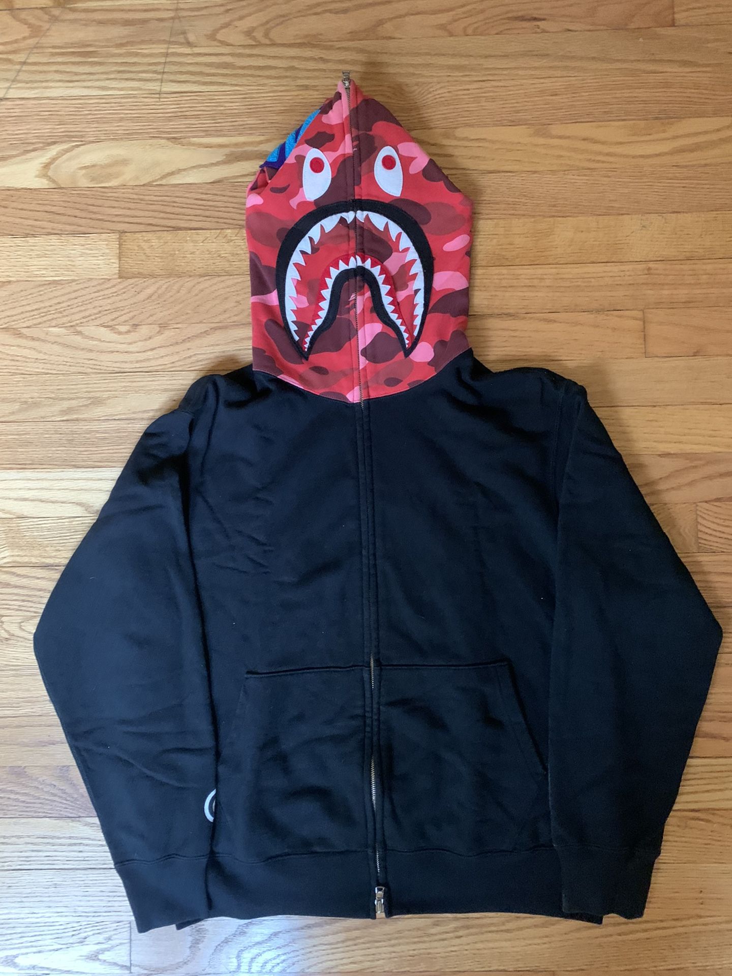 07’ NFS Red Camo Shark Hoodie 