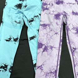 Tie-dye leggings