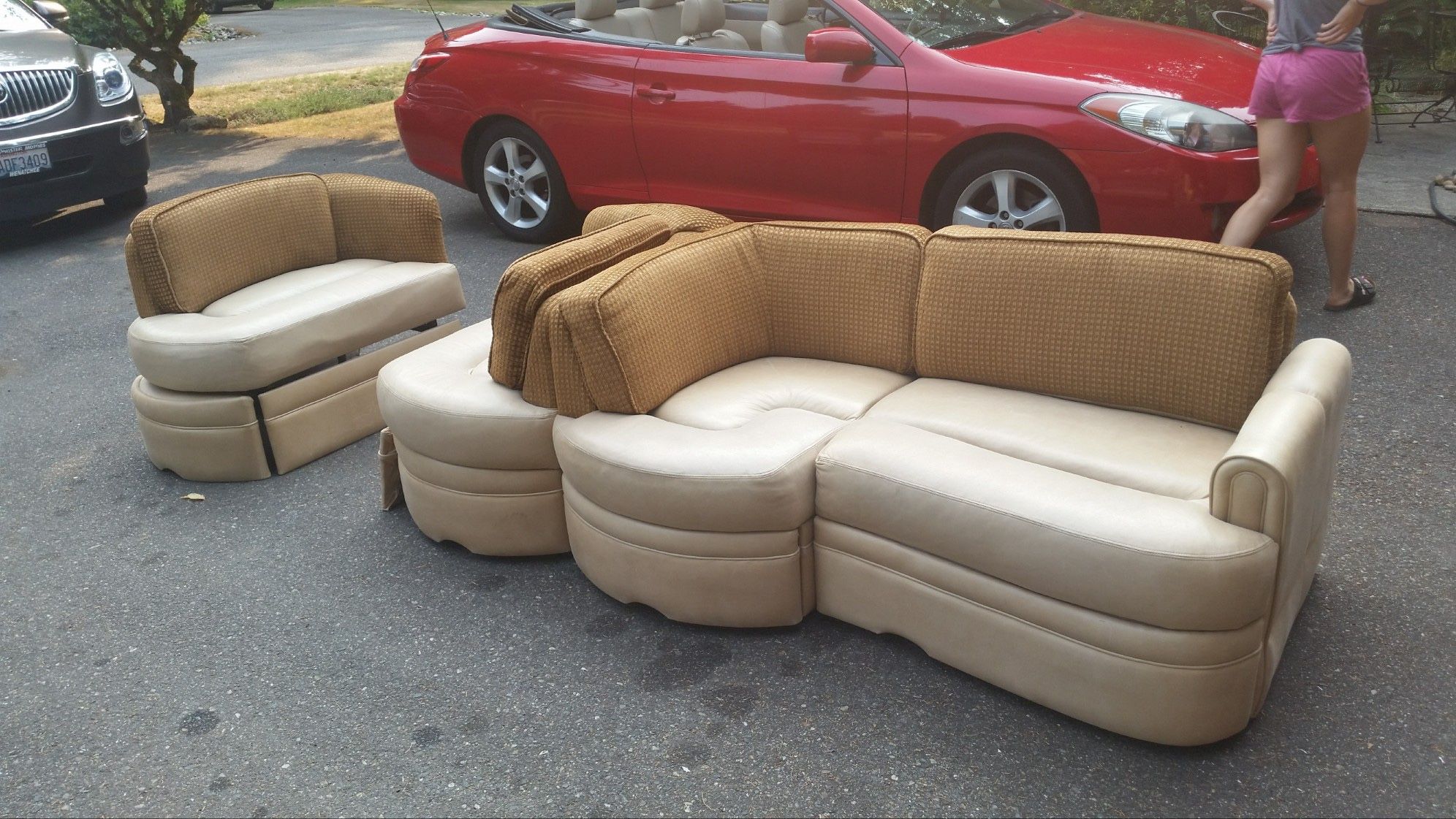 International Leather RV Furniture