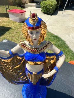 franklin mint fine porcelain egyptian