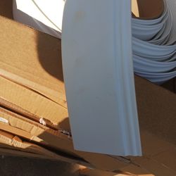 Rubber Base, Mannington  BURKE 3.25 CLASSIC  36 RL WHITE 