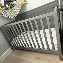 Oxford 4 In 1 Crib With Mattress
