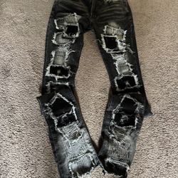 stacked denim size 33