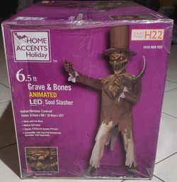 Home Depot Grave And Bones Soul Slasher Halloween Animontronic