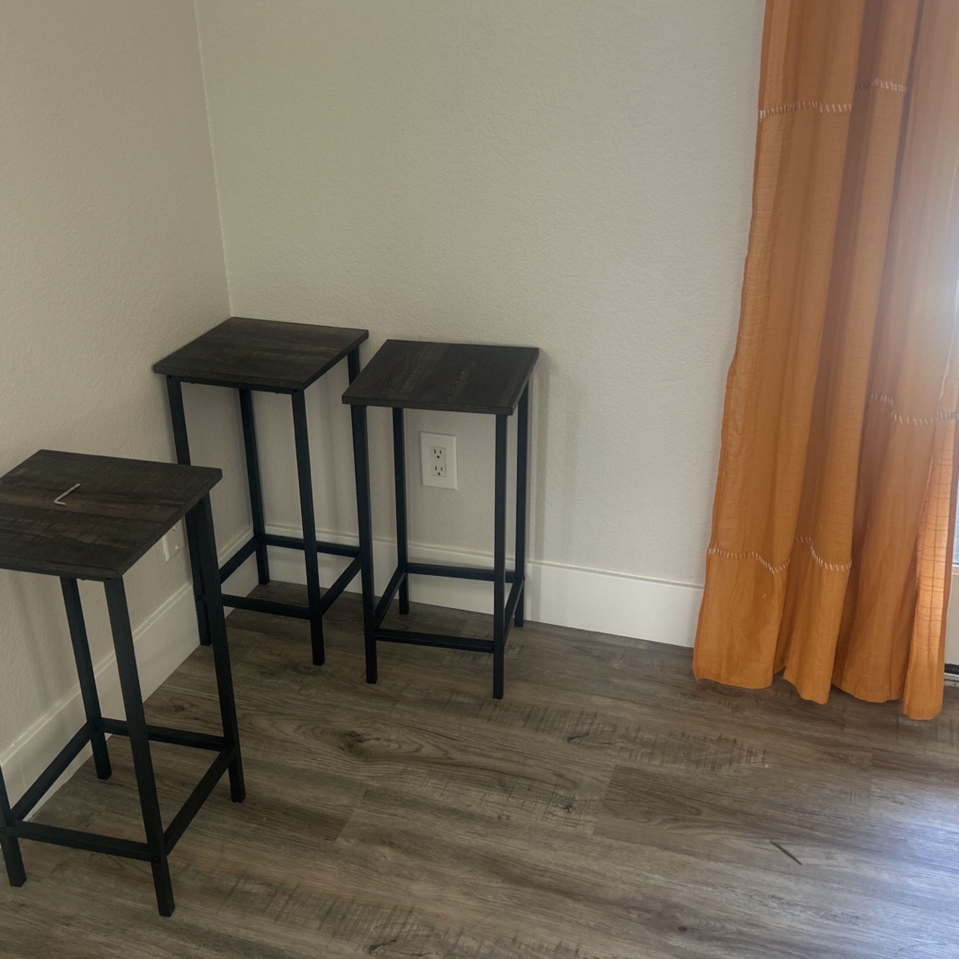 Four Bar Stools (Shorter)