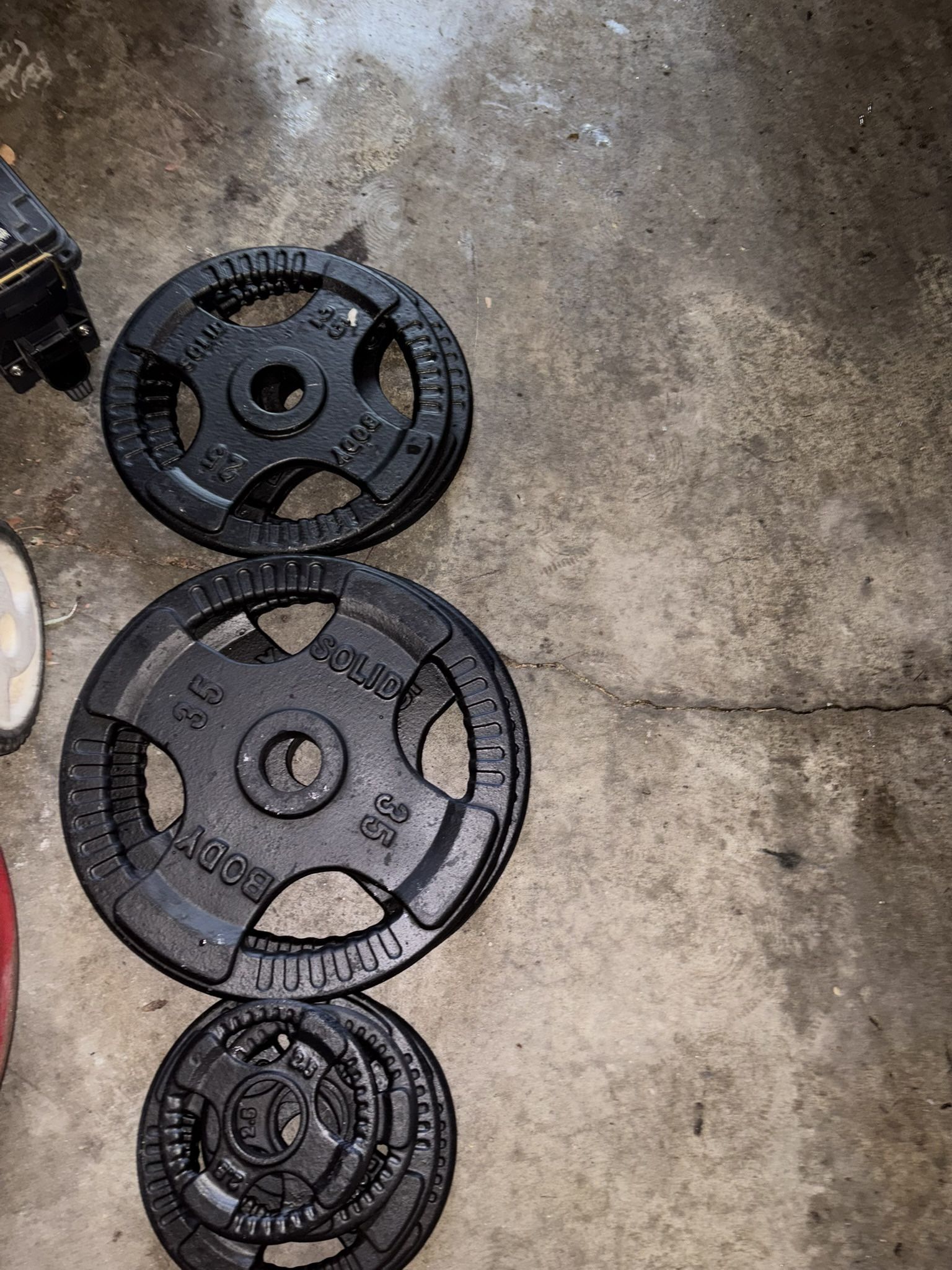 💪 Olympic Weight Plates – 190 lb Total – Great Condition