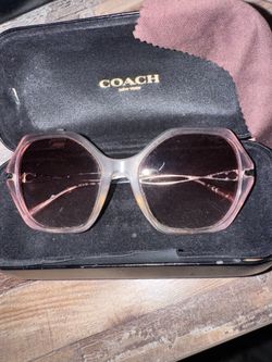 Pink Coach Sunglasses