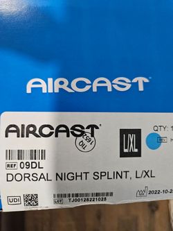 Aircraft Dorsal Night Splint for Plantar Fasciitis & Heel Pain-New In Box