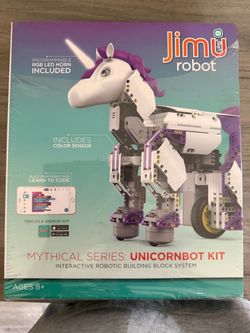 New Sealed UBTECH JIMU Robot UnicornBot STEM Coding Kit – Mythical Series