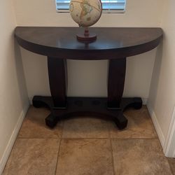Wood Console Table Espresso Brown