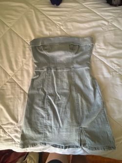 Jean Tube top Dress