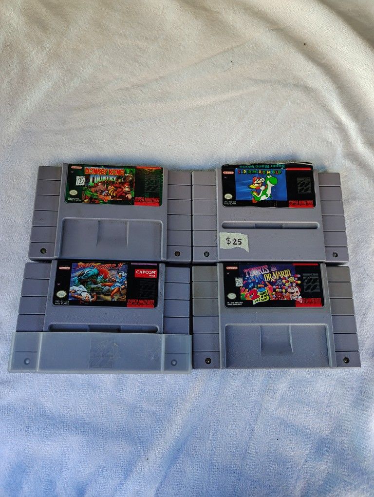 Super Nintendo SNES dr. Mario Tetris