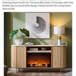 TV Stand With Fireplace And Coffee Table