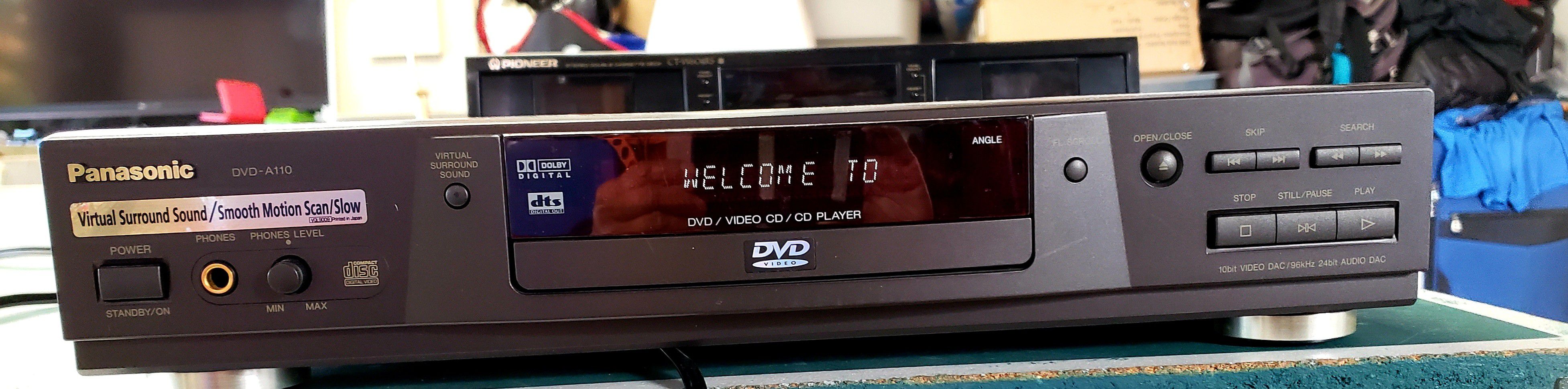 Panasonic DVD & CD Player_Model-A110