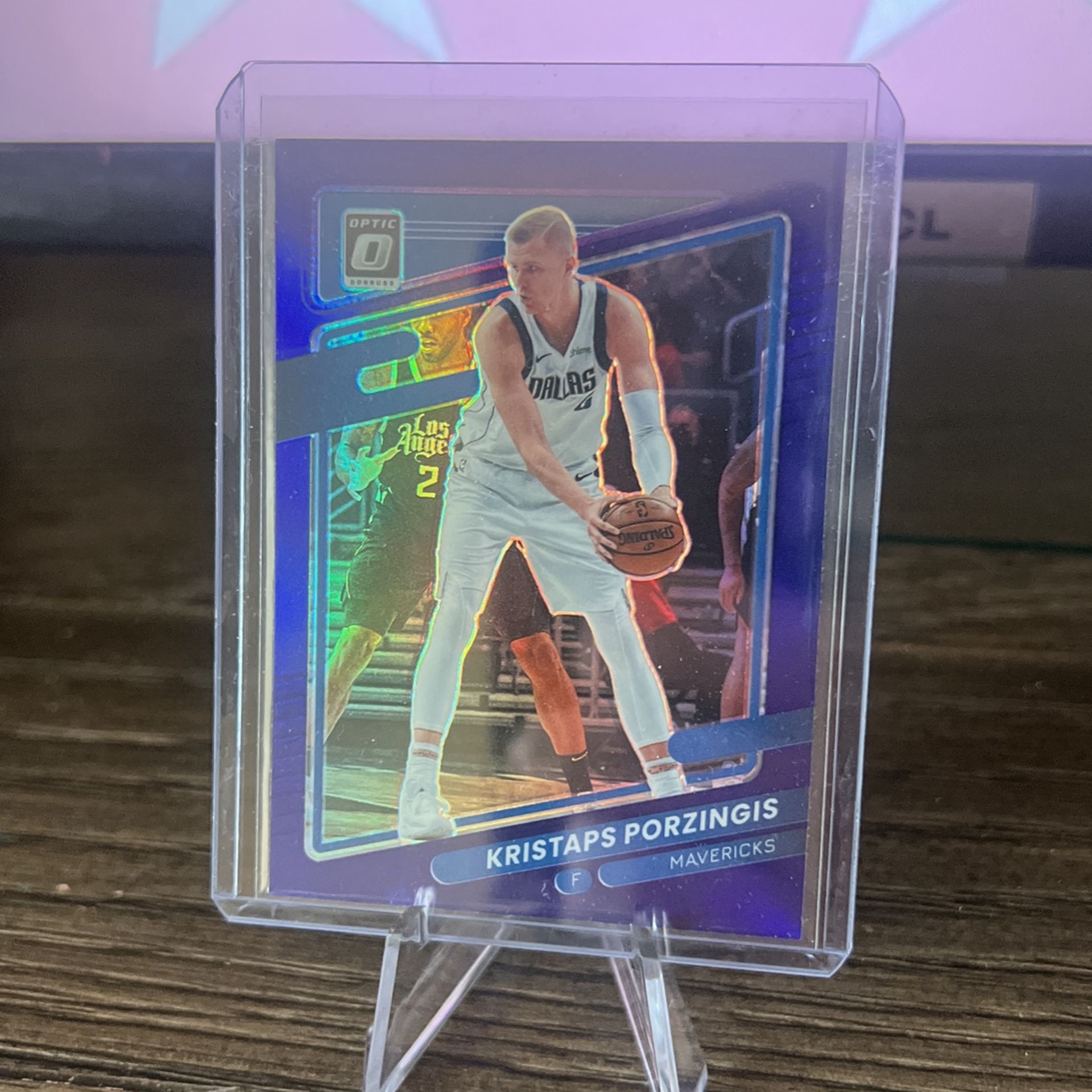 2021-22 Optic Kristaps Porzingis Purple Refractor