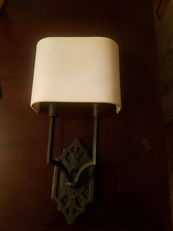 Intertek Wall Sconce Black Metal Lampshade