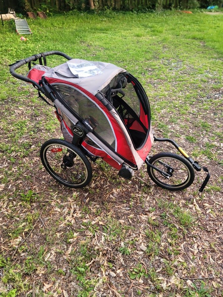 Baby Jogger 2 Seat Bike Trailer And Jogger