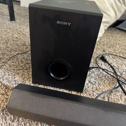 Sony Soundbar And Subwoofer