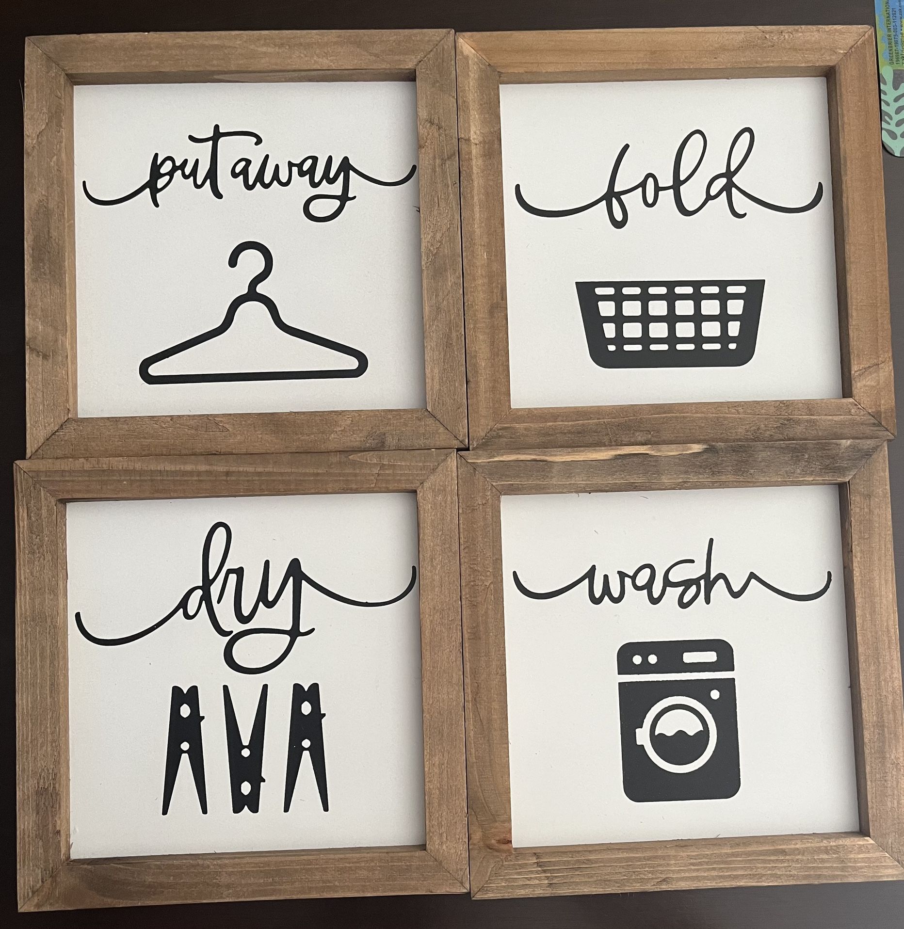 Laundry Wall Decoration