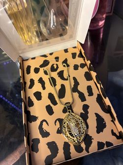 14k Gold Plated San Judas Pendant Necklace