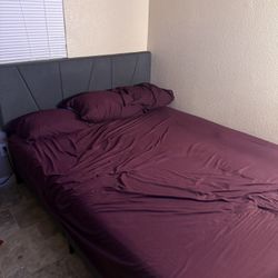 Move Out Special-  Queen Size Mattress + Bed Frame (orig $1400)