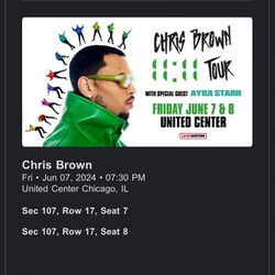 CHRIS BROWN TICKETS FOR SALE