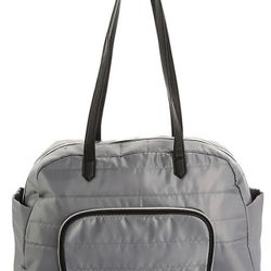 New DSW Grey Duffle Bag/Tote w/Zipper Pocket (DSW sells for $29.99)