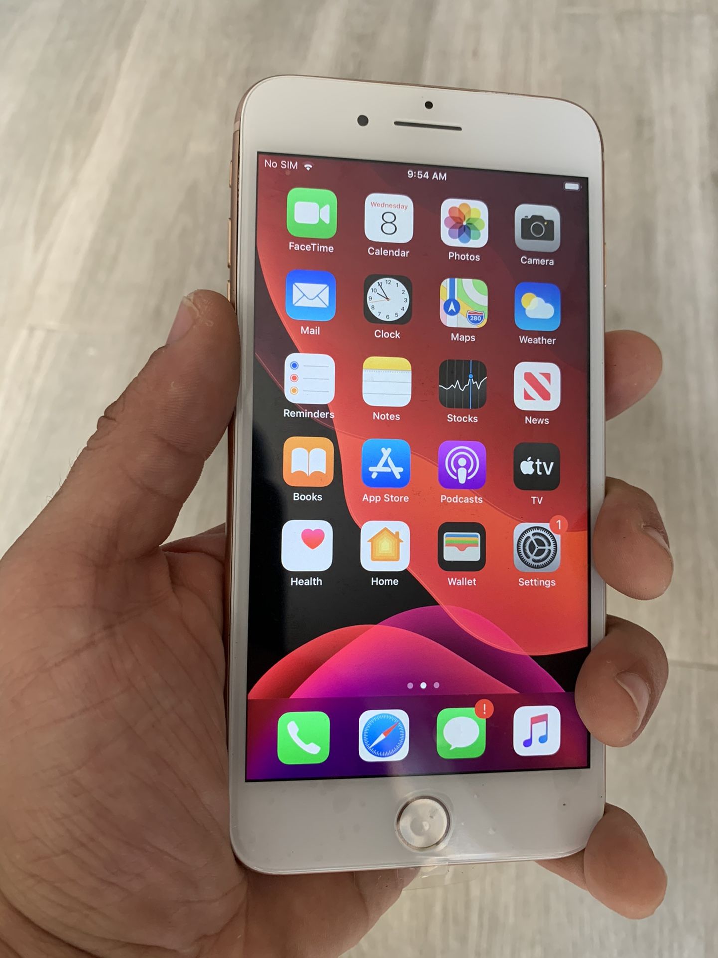 iPhone 8 Plus 64GB Unlocked w/case and charger