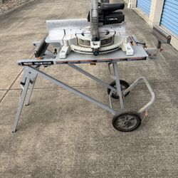 Delta 12” Miter Saw With Heavy Duty Rigid Stand 