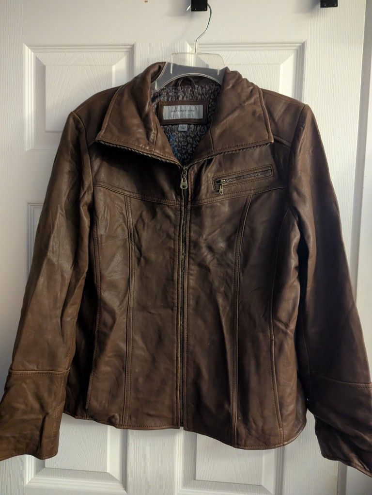 Women's leather jacket